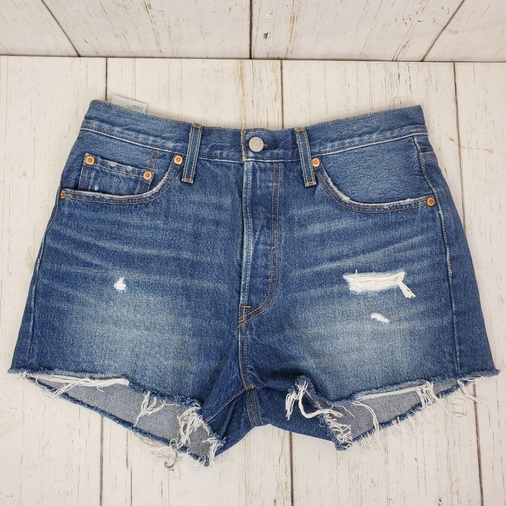LEVIS 501 button fly cutoff shorts